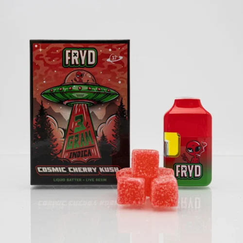 Fryd-3G-Gomitas-Cosmic-Cherry-Kush-Indica Fryd Alien 3G + Gummies